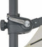 vidaXL - Parasol - met - draagbare - voet - zandkleurig
