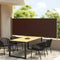 vidaXL - Tuinscherm - uittrekbaar - 140x300 - cm - bruin