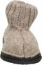 Bergstein Cozy - Unisex sloffen 100% scheerwol - Beige