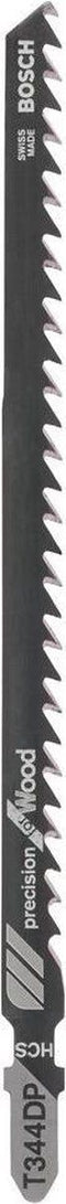 Bosch T 344 DP - Decoupeerzaagbladen - HCS gezet geslepen voor dik en zacht hout (5-100 mm)