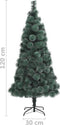 vidaXL - Kunstkerstboom - met - standaard - 120 - cm - PET - groen