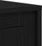 vidaXL - Sideboard - Zwart - Eiken - 102x35x55 - cm - Engineered - Wood