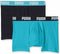 Puma Basic Boxer heren (2-pack) - aqua en blauw
