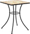 vidaXL Bistrotafel mozaïek 60x60x74 cm keramiek terracottakleurig