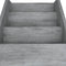 vidaXL - Kindertijdschriftenrek - 71x30x78,5 - cm - bewerkt - hout - betongrijs