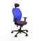Jorquera Piqueras y Crespo 1D036N1 - Bureaustoel - Hoofdsteun - Paars