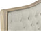 Hoofdbord DKD Home Decor Beige Linnen Rubberwood (180 x 10 x 120 cm)