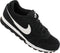 Nike Md Runner 2 Suede - Lage sneakers - Maat 45.5 - Black/Platinum Tint-Black