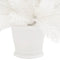 vidaXL - Kunstkerstboom - met - verlichting - en - kerstballen - 65 - cm - wit