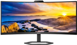 Philips 34E1C5600HE - Ultrawide QHD Curved Monitor - 34 inch - USB-C - Zwart