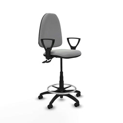 Piqueras y Crespo BFN01RF - Bureaustoel - Hoogteverstelbaar - Lichtgrijs