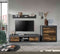 Furnilux Jam Matera - Tv meubel - Tijdloos design - Bruin - 35x159x255cm