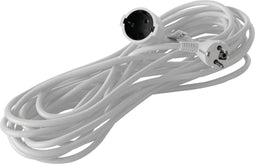 BRASQ Verlengsnoer 5 meter Wit - Verlengkabel met randaarde - Verlengkabel voor binnen