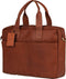 BURKELY Vintage River - Laptoptas 15.6 inch - Gewatteerd laptopvak - Cognac