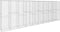 vidaXL - Schanskorfmuur - met - deksel - 600x50x200 - cm - gegalvaniseerd - staal