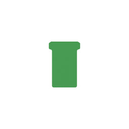 Djois - T-kaart djois formaat 2 48mm groen 100st | 5 stuks