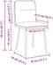 vidaXL - Eetkamerstoelen - 2 - st - fluweel - geel