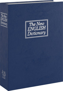 ACROPAQ Boekenkluis - Medium verborgen boekenkluis met combinatieslot - Beveilig je waardevolle spullen met stijl - Discreet en functioneel - Artistiek en praktisch ontwerp - Verborgen boek - Blauw