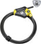 Masterlock 8420EURD - Kabelslot - 4.5 m - Gevlochten staal - Zwart Geel