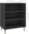 vidaXL - Dressoir - 57x35x70 - cm - spaanplaat - grijs
