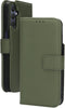 Mobiparts Galaxy A15 - 2 in 1 Wallet Case - Echt leer met uitneembare backcover - Groen