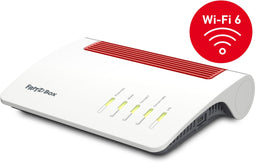 AVM FRITZ!Box 7590 AX v2 - Router - Wi-Fi 6 2400 Mbit/s (5 GHz) + 1200 Mbit/s (2,4 GHz) - Internationaal model