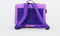 Own Stuff Lederen Boekentas - Lavender - Vlinder - Lagere school
