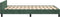 vidaXL - Bedframe - zonder - matras - 120x190 - cm - fluweel - donkergroen
