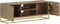 vidaXL - Tv-meubel - 110x30x40 - cm - massief - ruw - mangohout - en - ijzer