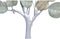 Wanddecoratie DKD Home Decor Metaal Groen (102 x 7 x 108.6 cm)
