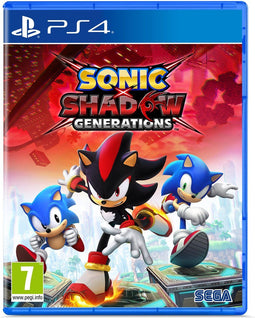 SEGA Sonic x Shadow Generations - PS4 - Avontuurlijke game met Shadow en Sonic - Remaster van Sonic Generations (2024)