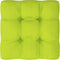 vidaXL - Palletkussen - 70x70x12 - cm - stof - heldergroen