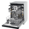 WHIRLPOOL W7FHS41X - Vrijstaande vaatwasser 60cm - 15 couverts 41 dB(A) Powerclean Pro NaturalDry RVS