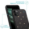 iPhone 11 Pro Hoesje Siliconen - iMoshion Design hoesje - Zwart / Meerkleurig / Goud / Stars Gold