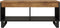 vidaXL - Salontafel - 90x50x40 - cm - massief - mangohout