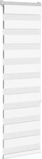 vidaXL - Zebra - rolgordijn - 40x150 - cm - stofbreedte - 35,9 - cm - polyester - wit