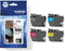 Inktcartridge brother lc-422val zwart 3 kleuren | Blister a 4 stuk | 4 stuks
