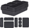 Springos Lade Organizer - Opbergbakjes - 8 delen - Antraciet