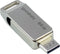 Goodram ODA3 - USB Stick - 64GB - USB Type-A / USB Type-C - Zilver