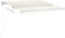 vidaXL - Luifel - automatisch - met - LED - en - windsensor - 450x350 - cm - crèmekleur