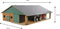 Kids Globe - Ligboxenstal Hout - Met Melkunit 1:32 - Multikleur