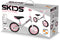 Skids Control Loopfiets - 10 inch - Verstelbaar zadel en stuur - Grijs Roze