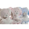 Knuffel Home ESPRIT Blauw Beige Roze Polyester 20 x 10 x 15 cm (3 Stuks)
