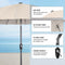 Angel Living Parasol - Rond - Ø250 cm - Kantelbaar - Beige