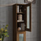 vidaXL - Wandkast - 34,5x34x90 - cm - bruin - eikenkleur