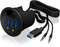 ICY IB-HUB1403A - USB 3.0 Hub met 4x USB-A en Audio - Zwart