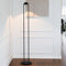 Atmooz - Vloerlamp Mika - Staande Lamp - Stalamp - Woonkamer - Zwart - Hoogte 150cm - Metaal