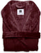 ZoHome Cara - Badjas Lang - Fleece - Maat L - Mahogany Red