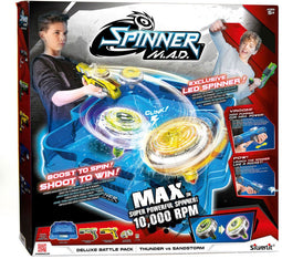 Silverlit MAD Deluxe - Spinner Battle Set - 2 blasters 2 LED spinners 1 Battle Arena