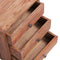 vidaXL - Nachtkastje - met - 3 - lades - 35x25x35 - cm - massief - mahoniehout